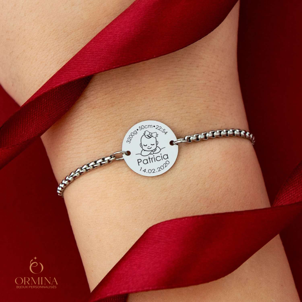 bracelet petite story family personnalisée