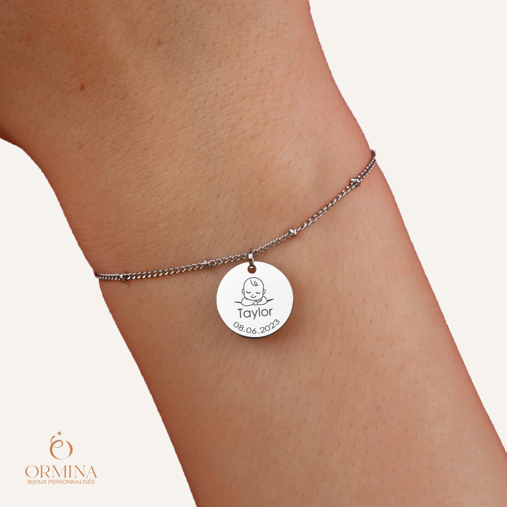 bracelet petite story family personnalisée