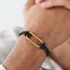 bracelet homme cuir personnalisé