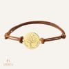 bracelet médaillon arbre de vie personnalisé