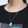 collier enveloppe "i love you" personnalisé