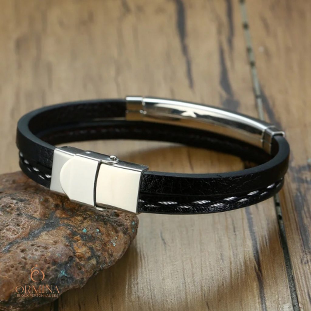 bracelet cuir personnalisé homme