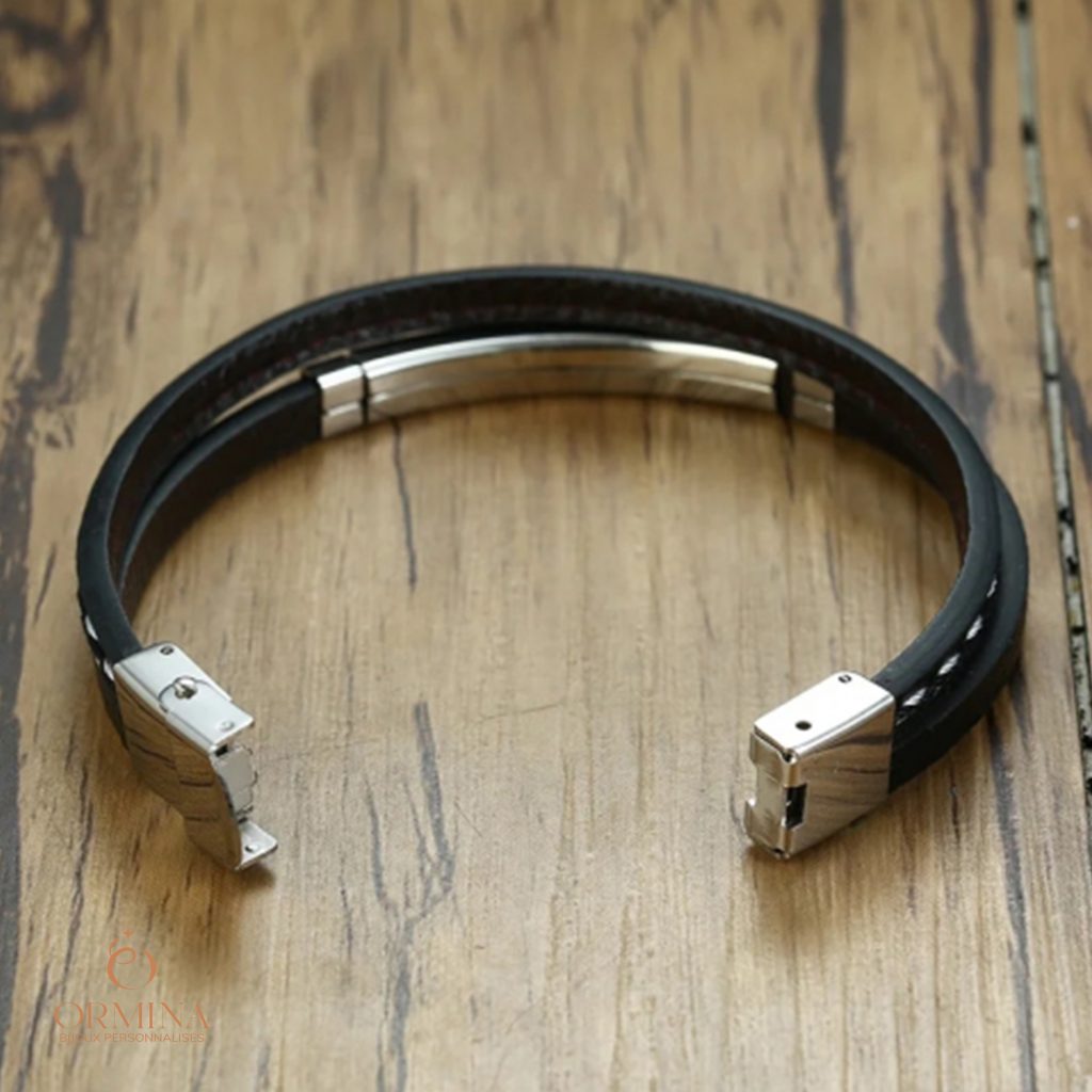 bracelet cuir personnalisé homme