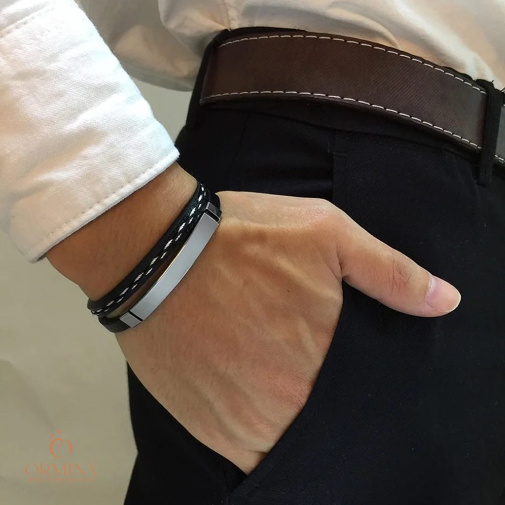 bracelet cuir personnalisé homme
